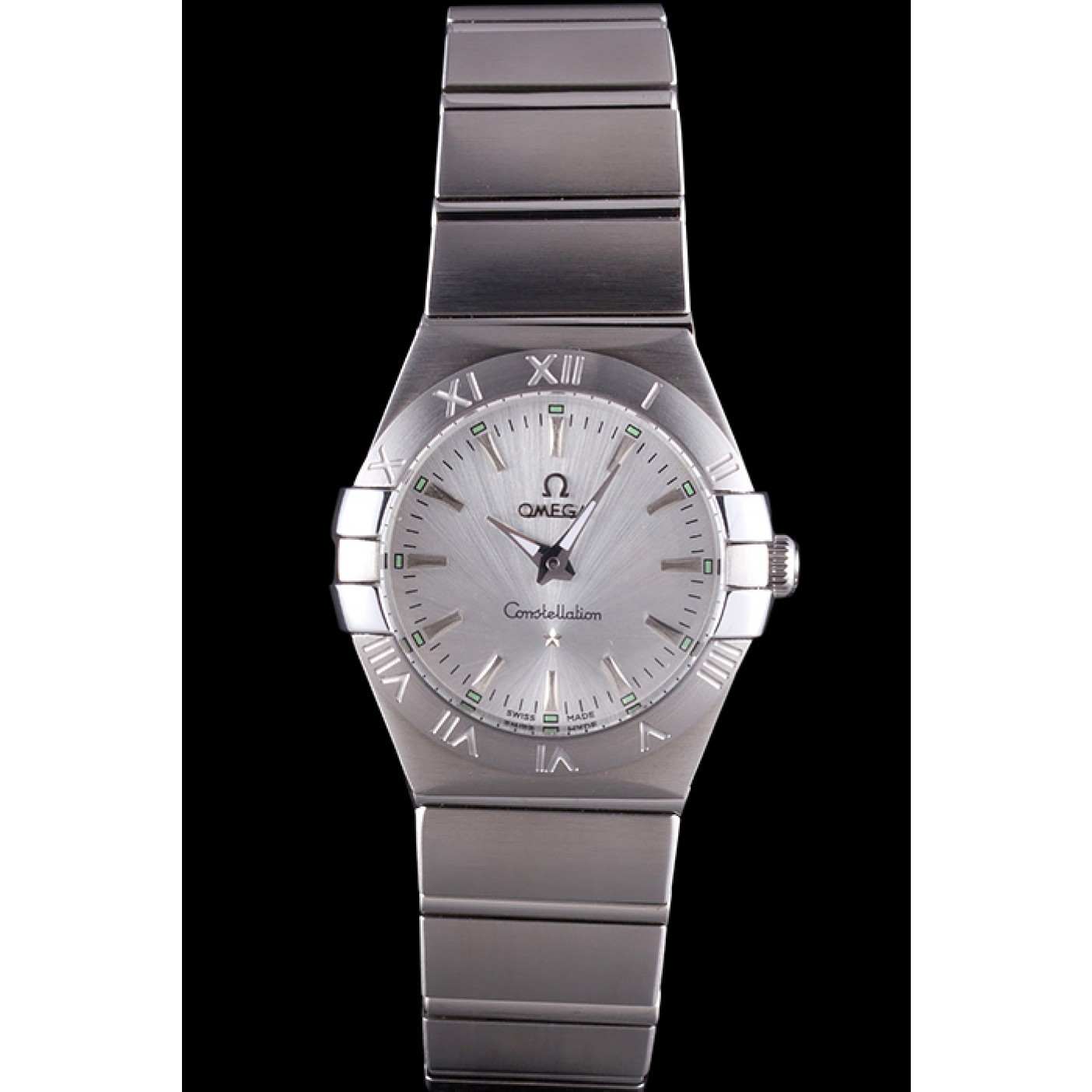 Omega Constellation Grey Dial Stainless Steel Band 621458