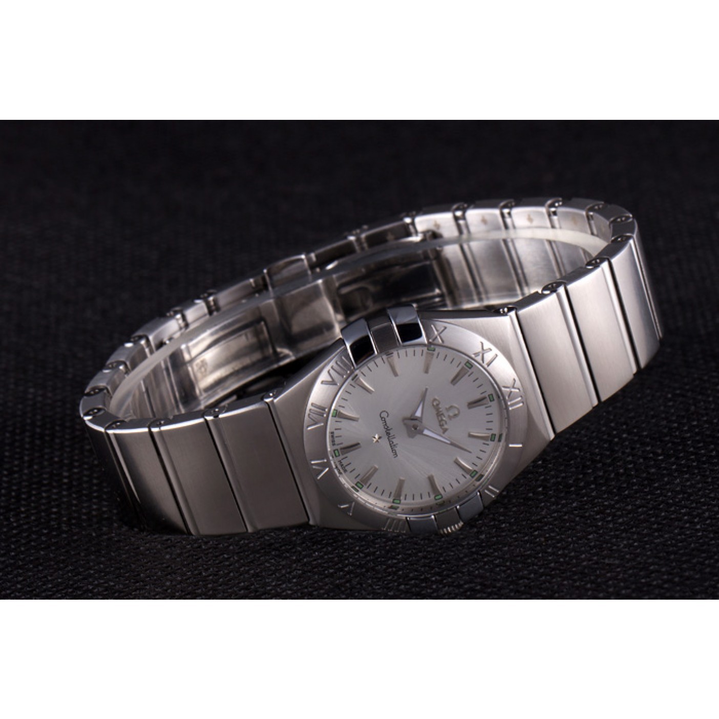 Omega Constellation Grey Dial Stainless Steel Band 621458