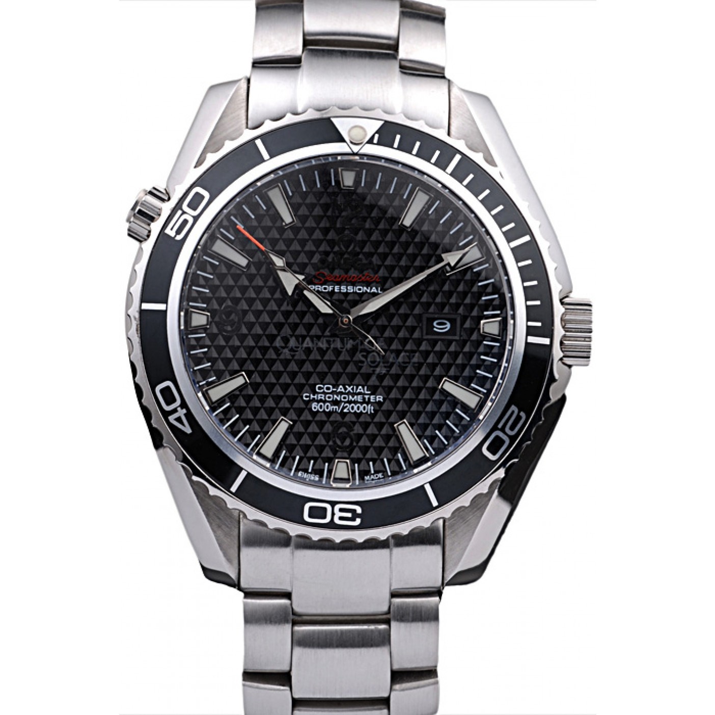 Omega Seamaster Planet Ocean Co-axial Black Case Black Dial 98103