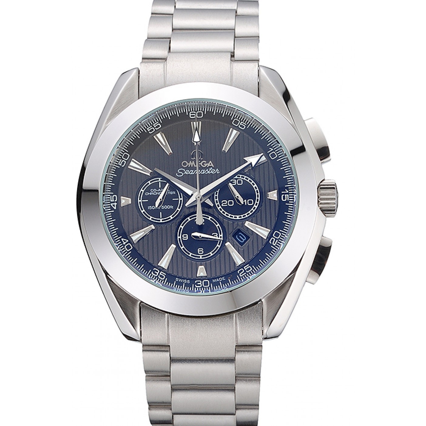 Omega Seamaster Aqua Terra Chronograph Teak-Grey Dial Stainless Steel Bracelet 622527