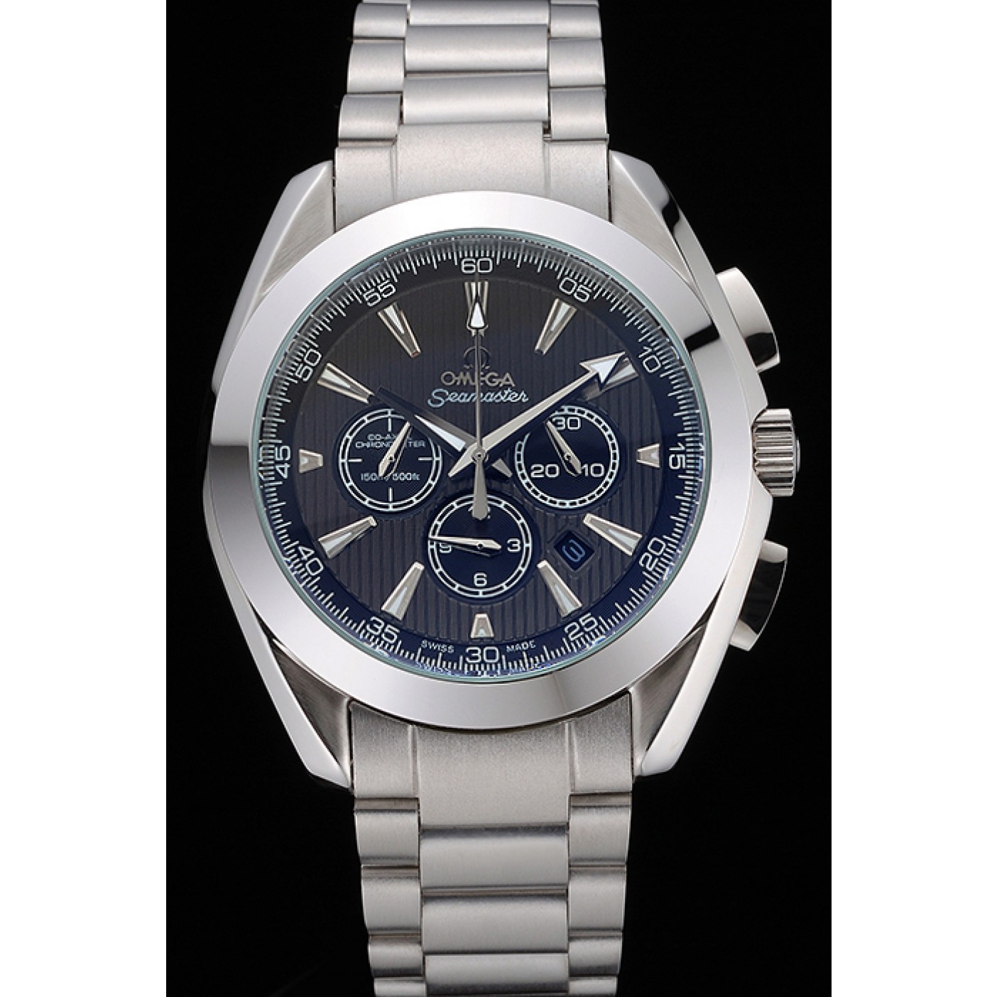 Omega Seamaster Aqua Terra Chronograph Teak-Grey Dial Stainless Steel Bracelet 622527