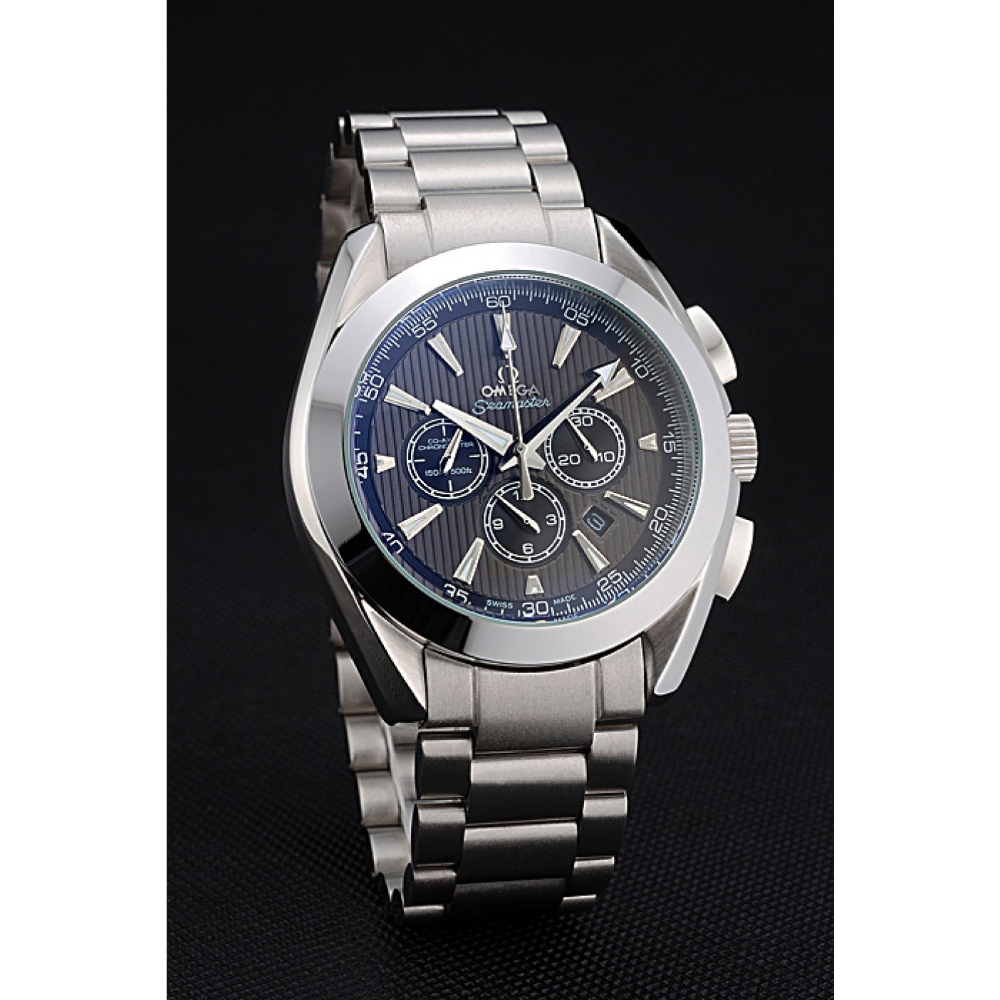 Omega Seamaster Aqua Terra Chronograph Teak-Grey Dial Stainless Steel Bracelet 622527