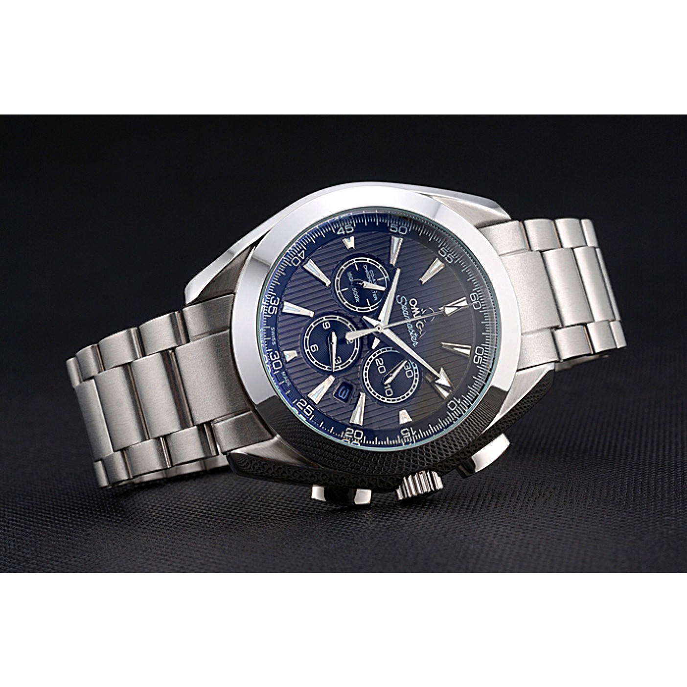 Omega Seamaster Aqua Terra Chronograph Teak-Grey Dial Stainless Steel Bracelet 622527