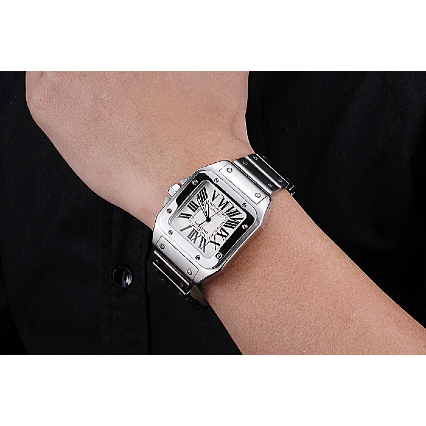 Swiss Cartier Santos Galbee Stainless Steel 622063