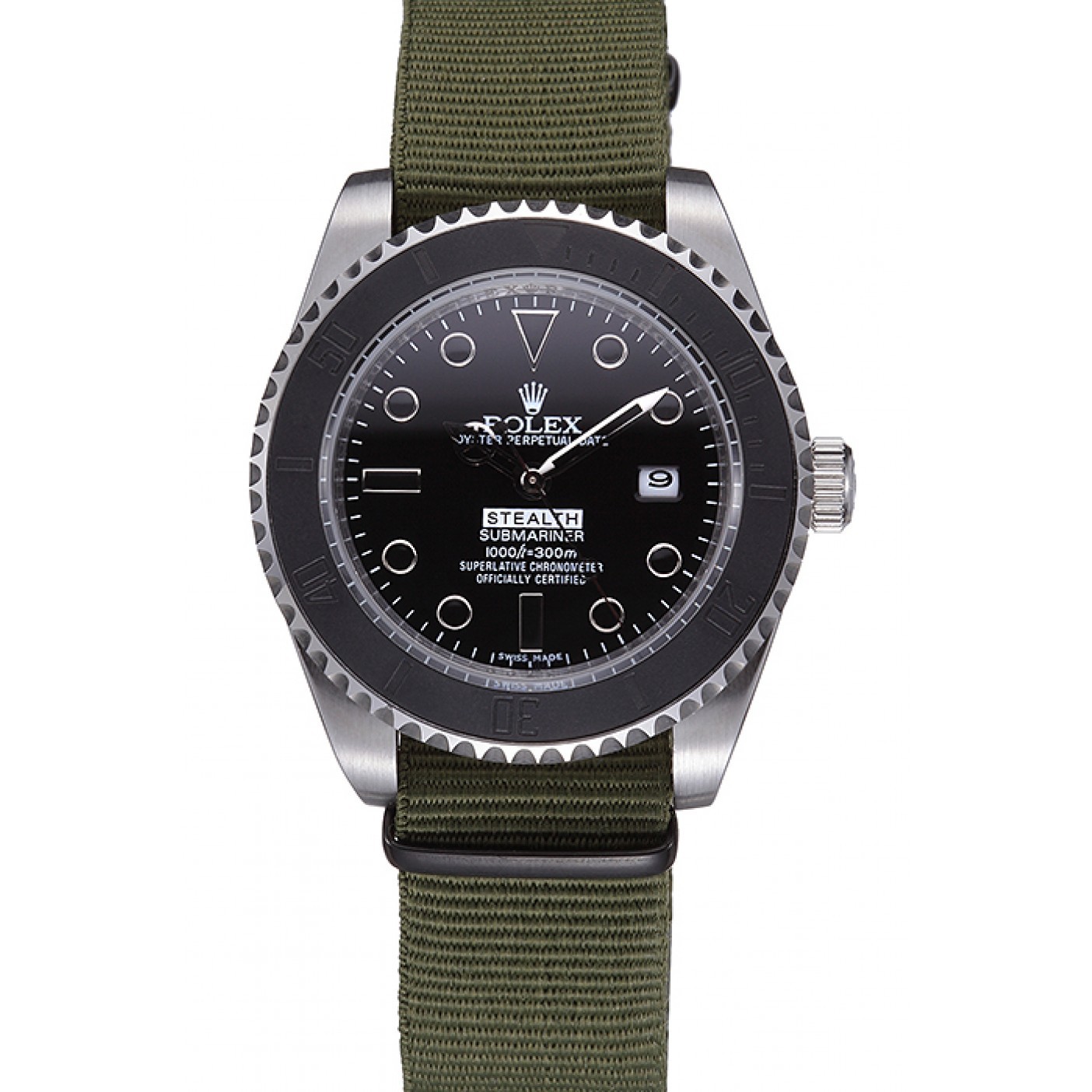 RepTime Watches Rolex Stealth Submariner Olive 621990