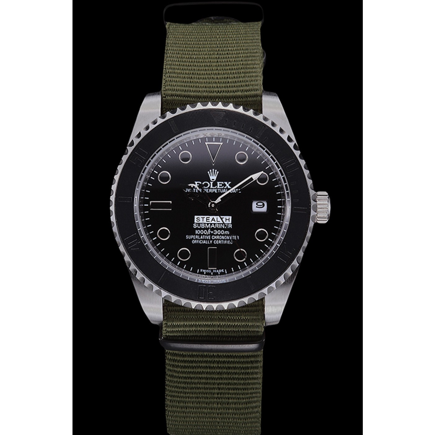 RepTime Watches Rolex Stealth Submariner Olive 621990