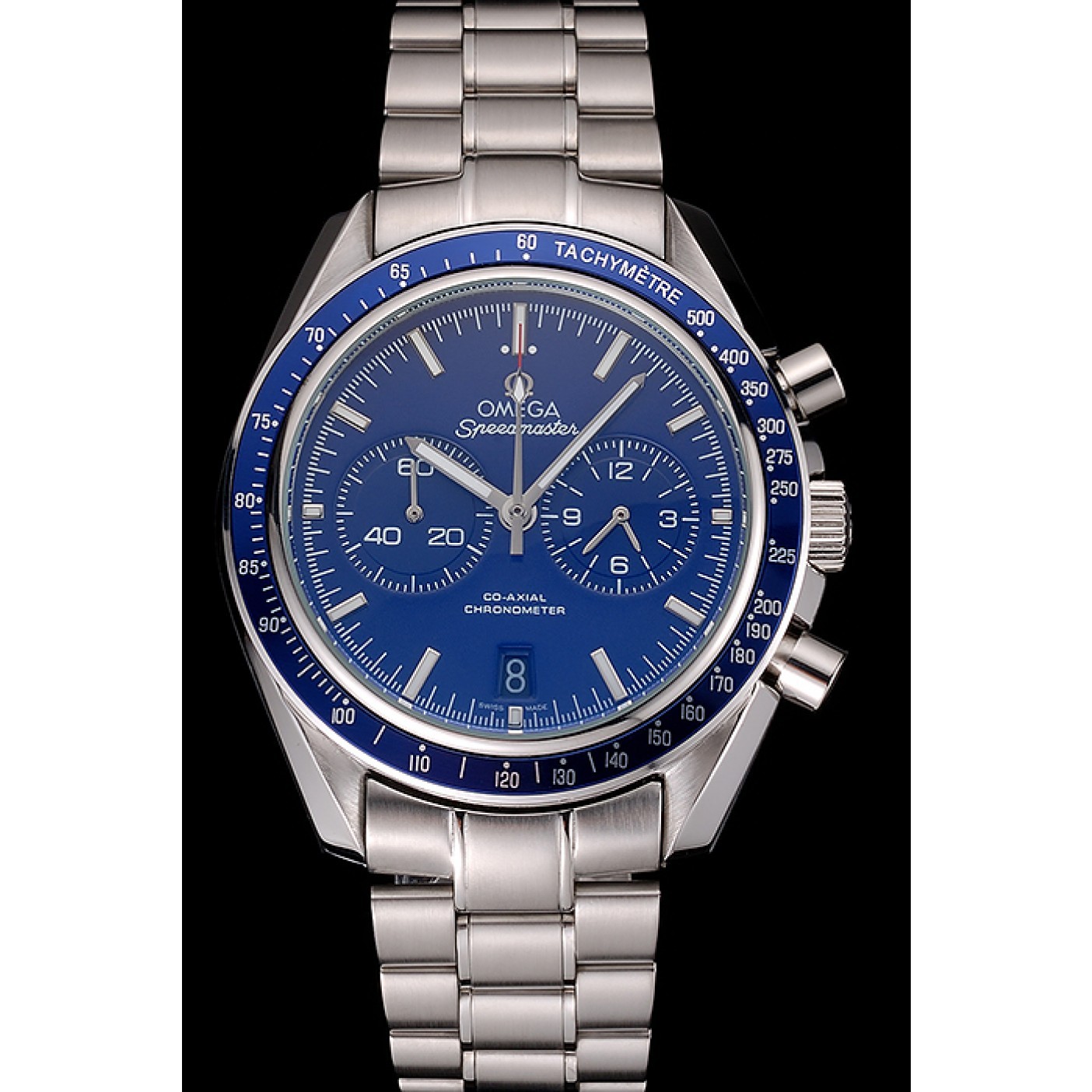 Omega Speedmaster Blue Dial Stainless Steel Case And Bracelet 622802