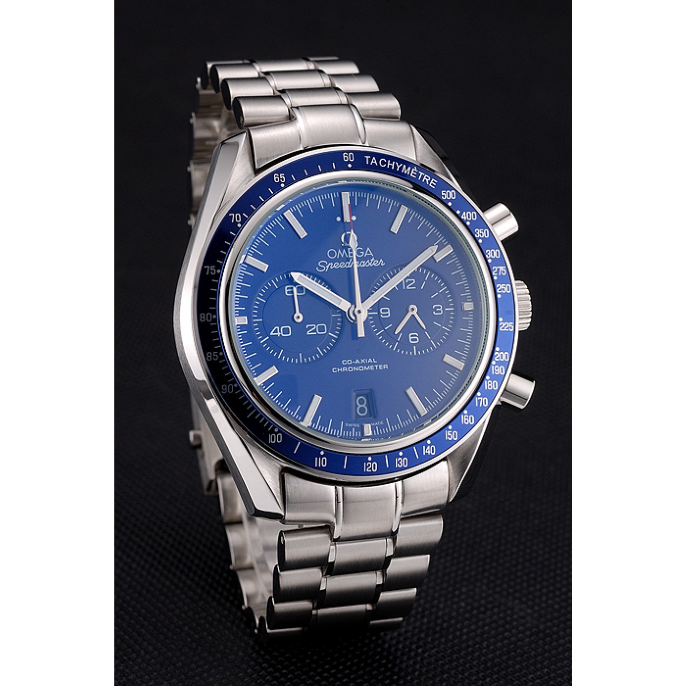 Omega Speedmaster Blue Dial Stainless Steel Case And Bracelet 622802