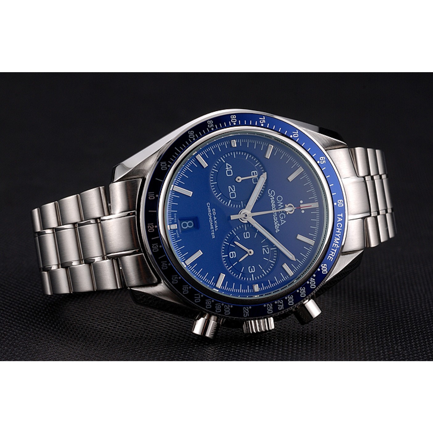 Omega Speedmaster Blue Dial Stainless Steel Case And Bracelet 622802