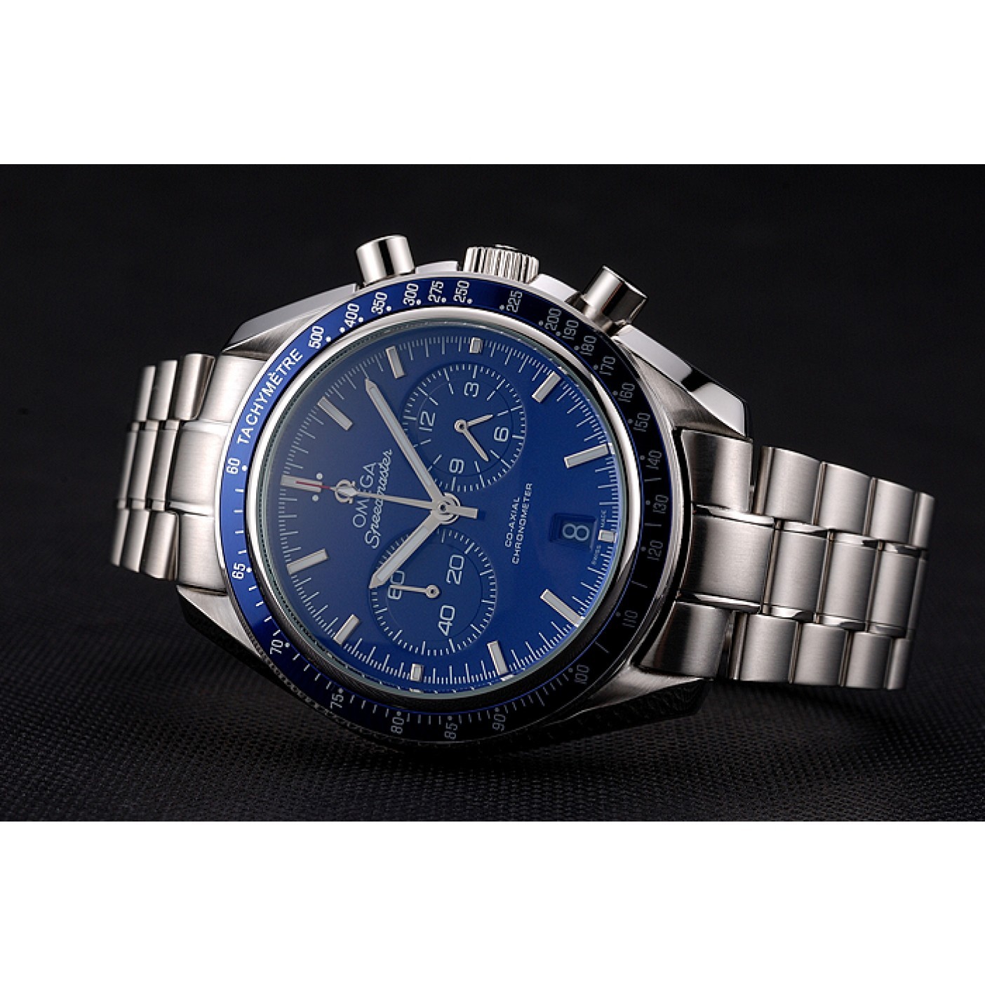 Omega Speedmaster Blue Dial Stainless Steel Case And Bracelet 622802