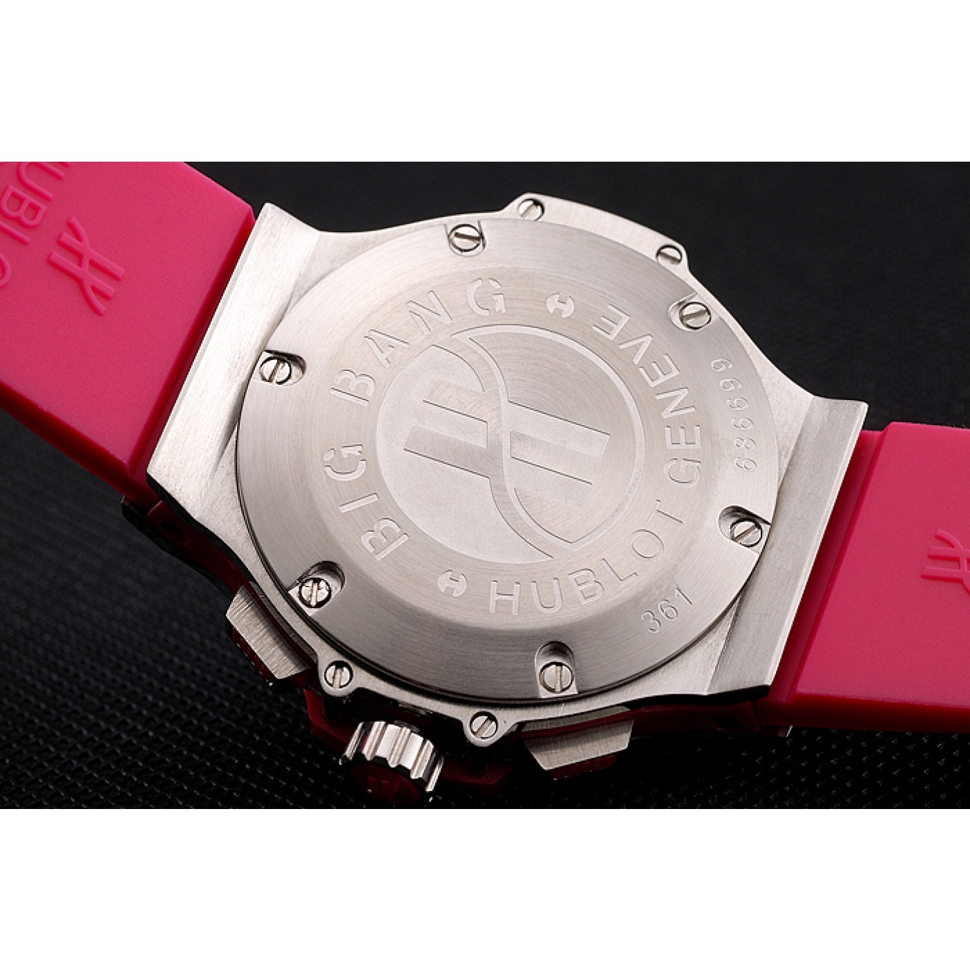 Hublot Big Bang Pink Strap White Dial Watch