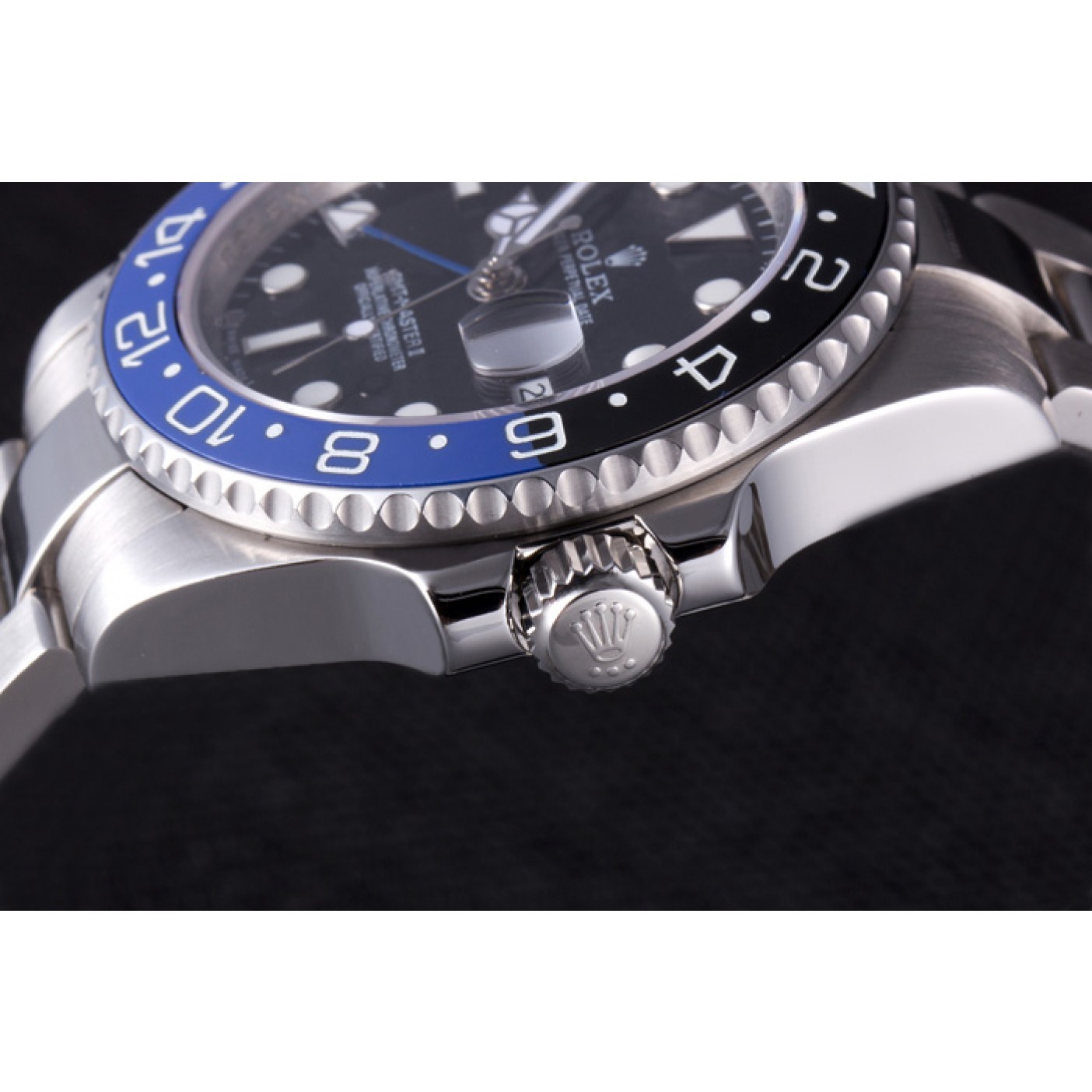 RepTime Watches Rolex GMT Master II Oyster Collection Brushed Stainless Steel Band 621492