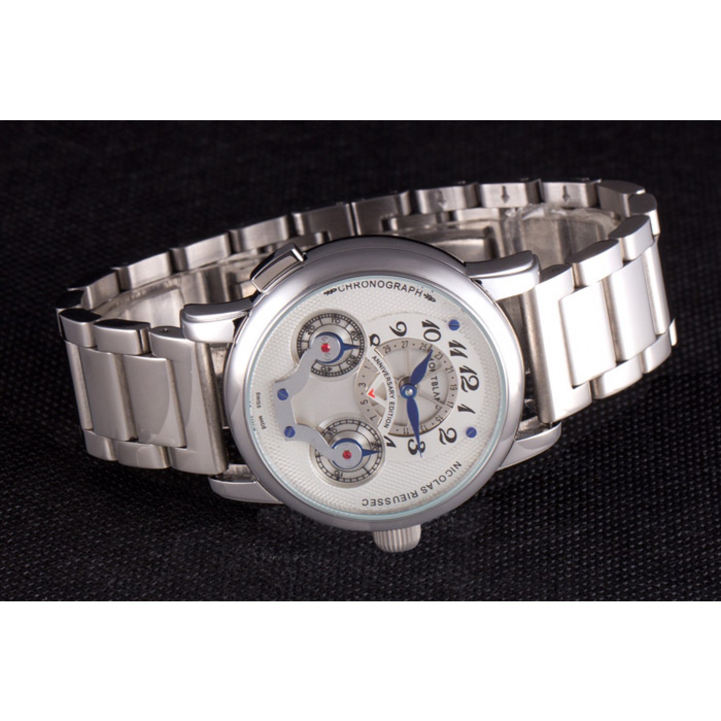 Montblanc Nicolas Rieussec Anniversary Edition Stainless Steel Bracelet 621629