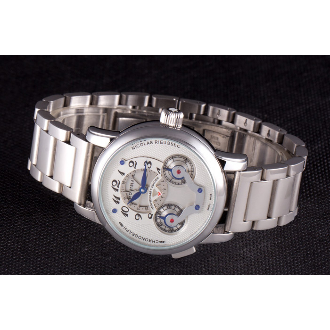 Montblanc Nicolas Rieussec Anniversary Edition Stainless Steel Bracelet 621629