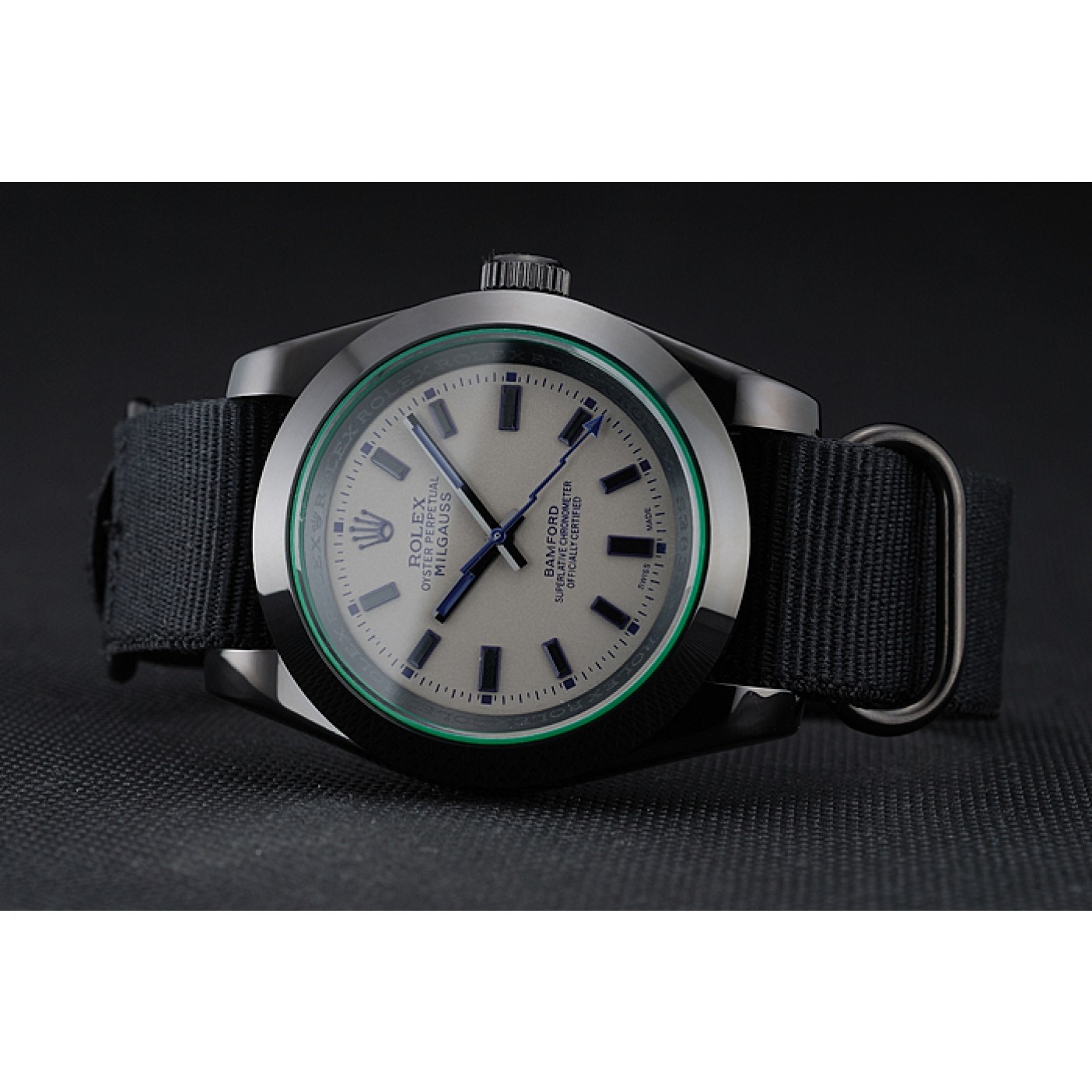 Rolex Milgauss Bamford Black Nylon Strap 622000