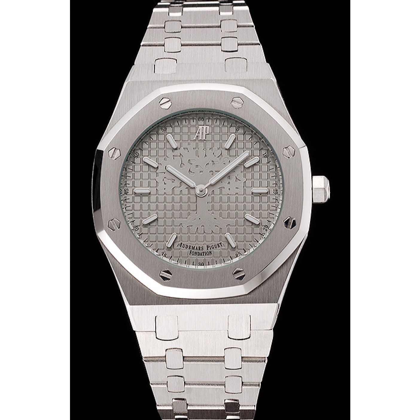 Audemars Piguet Royal Oak Fondation Gray Dial Stainless Steel Case And Bracelet