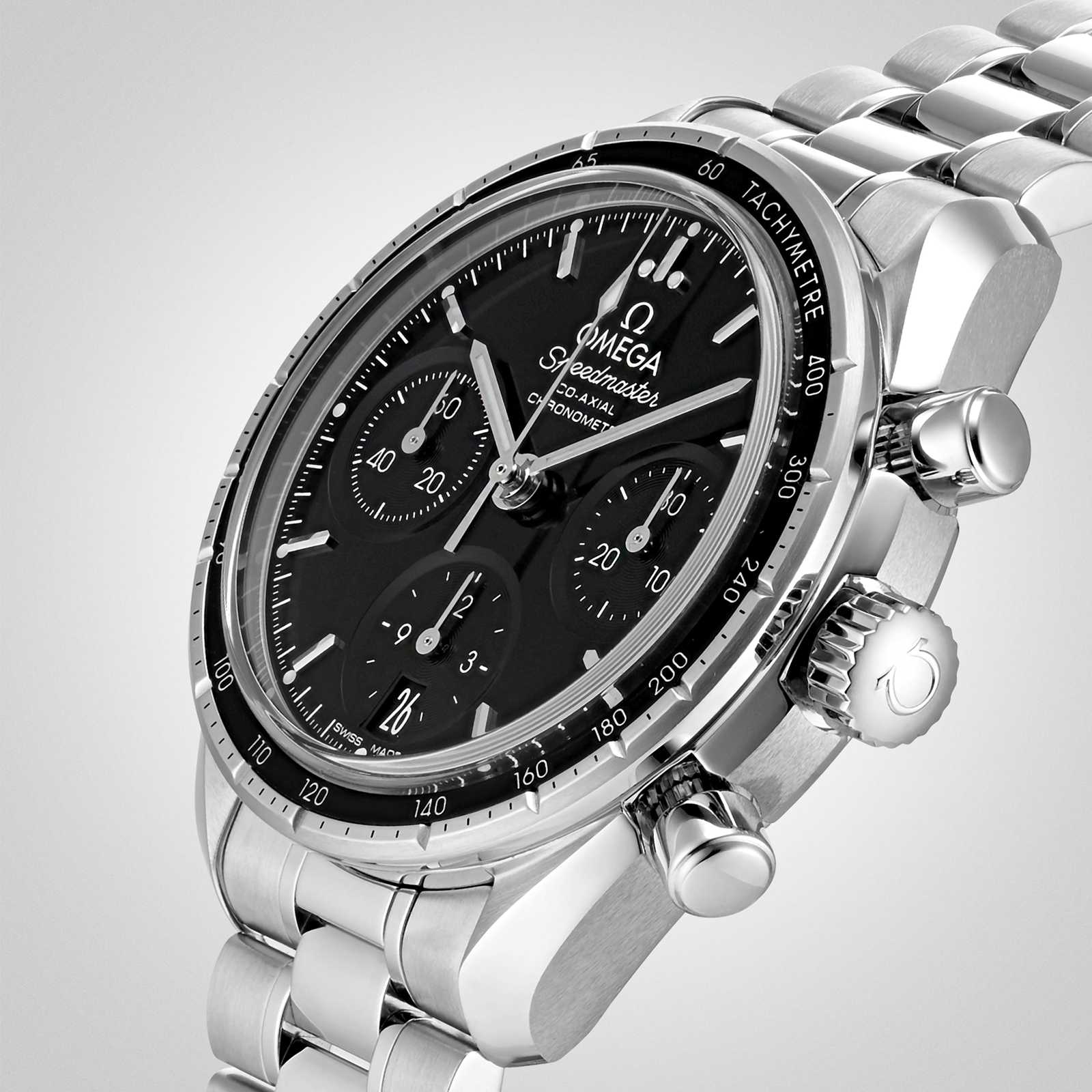 Swiss Omega Speedmaster Co-Axial 38mm Moonwatch Mens Watch O32430385001001