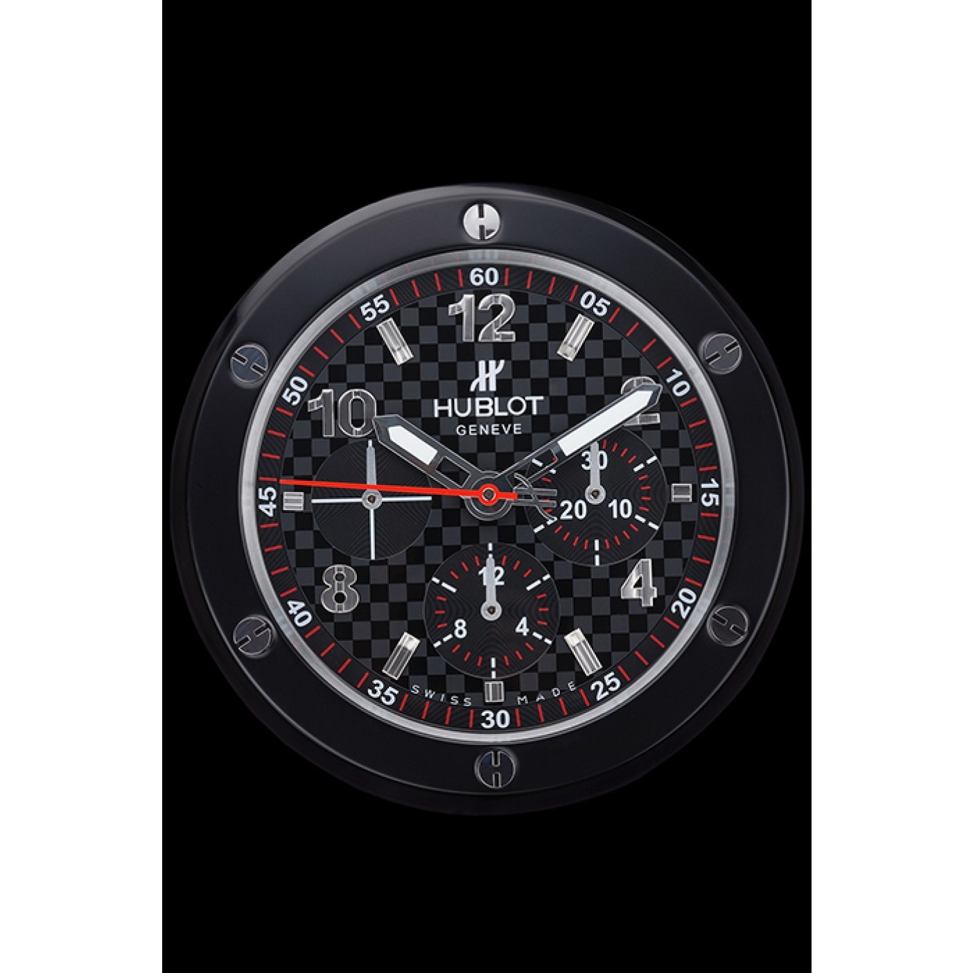 Hublot Big Bang King Power Wall Clock Black-Grey 622467