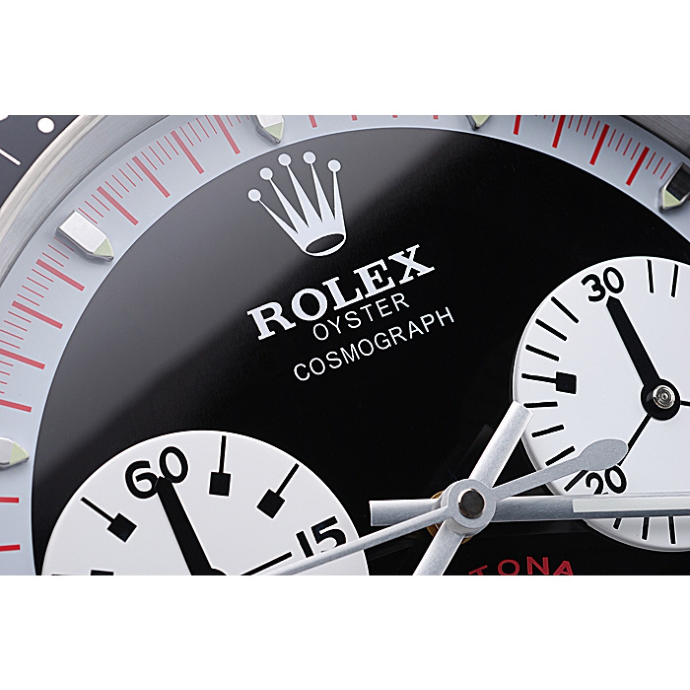 RepTime Watches Rolex Daytona Cosmograph Wall Clock Black-Red 622480