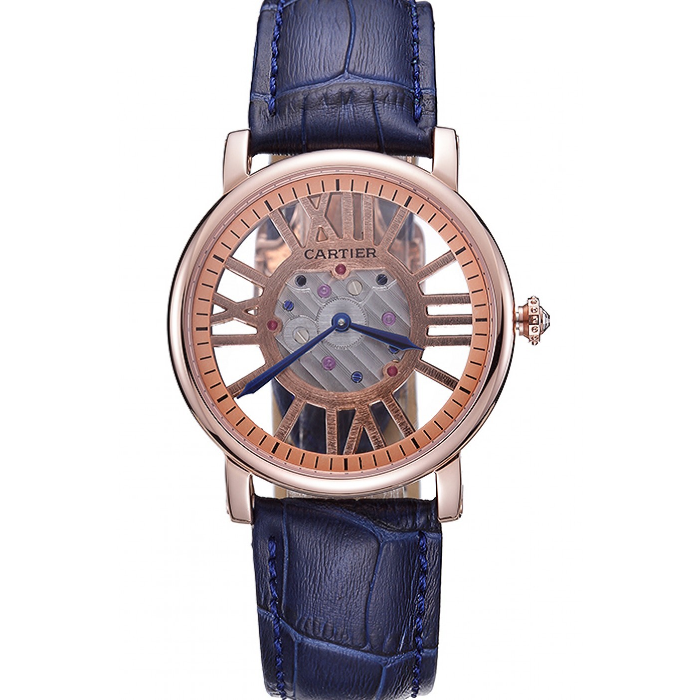 Cartier Rotonde Skeleton Flying Tourbillon Blue 621965