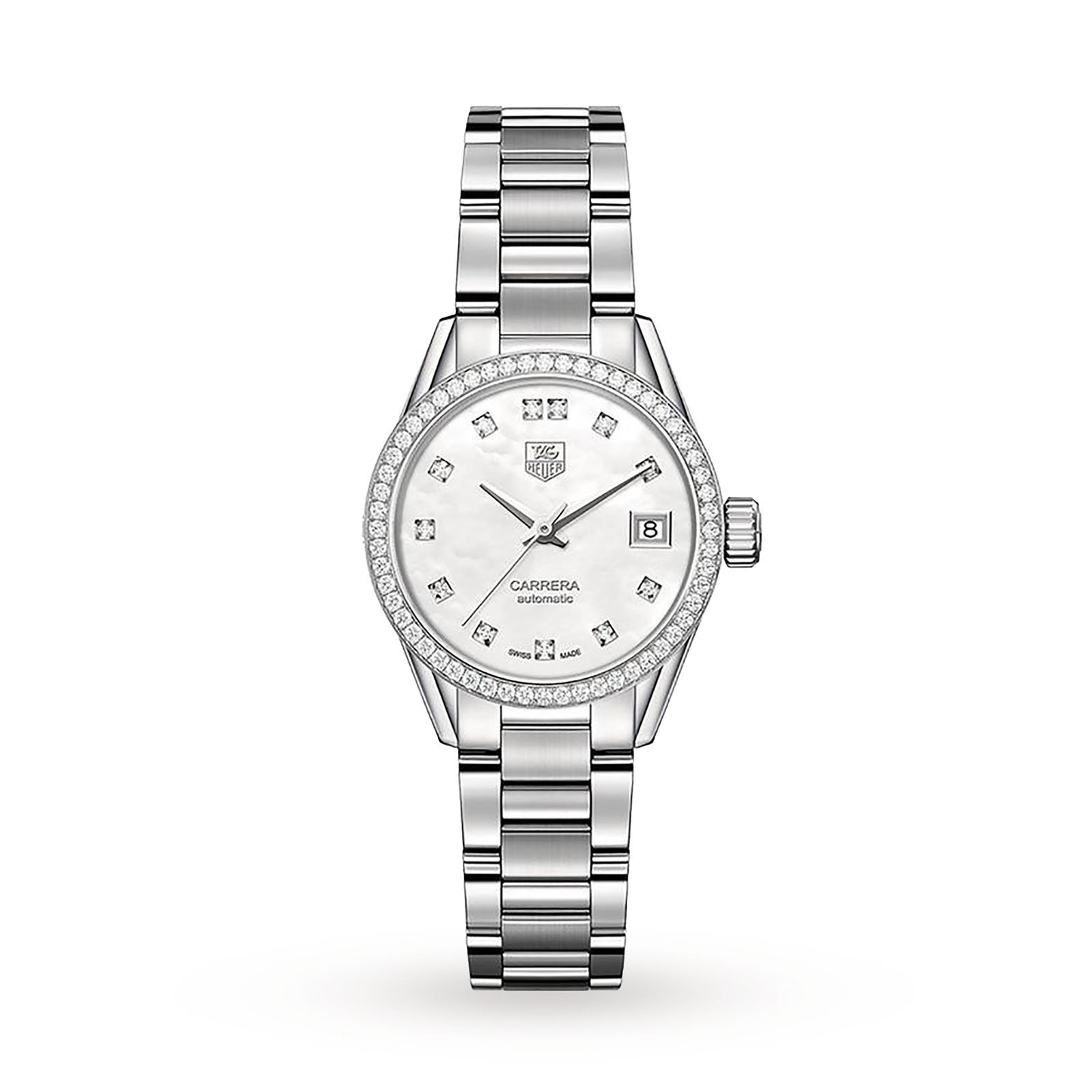 Swiss TAG Heuer Carrera 28mm Ladies Watch WAR2415.BA0776