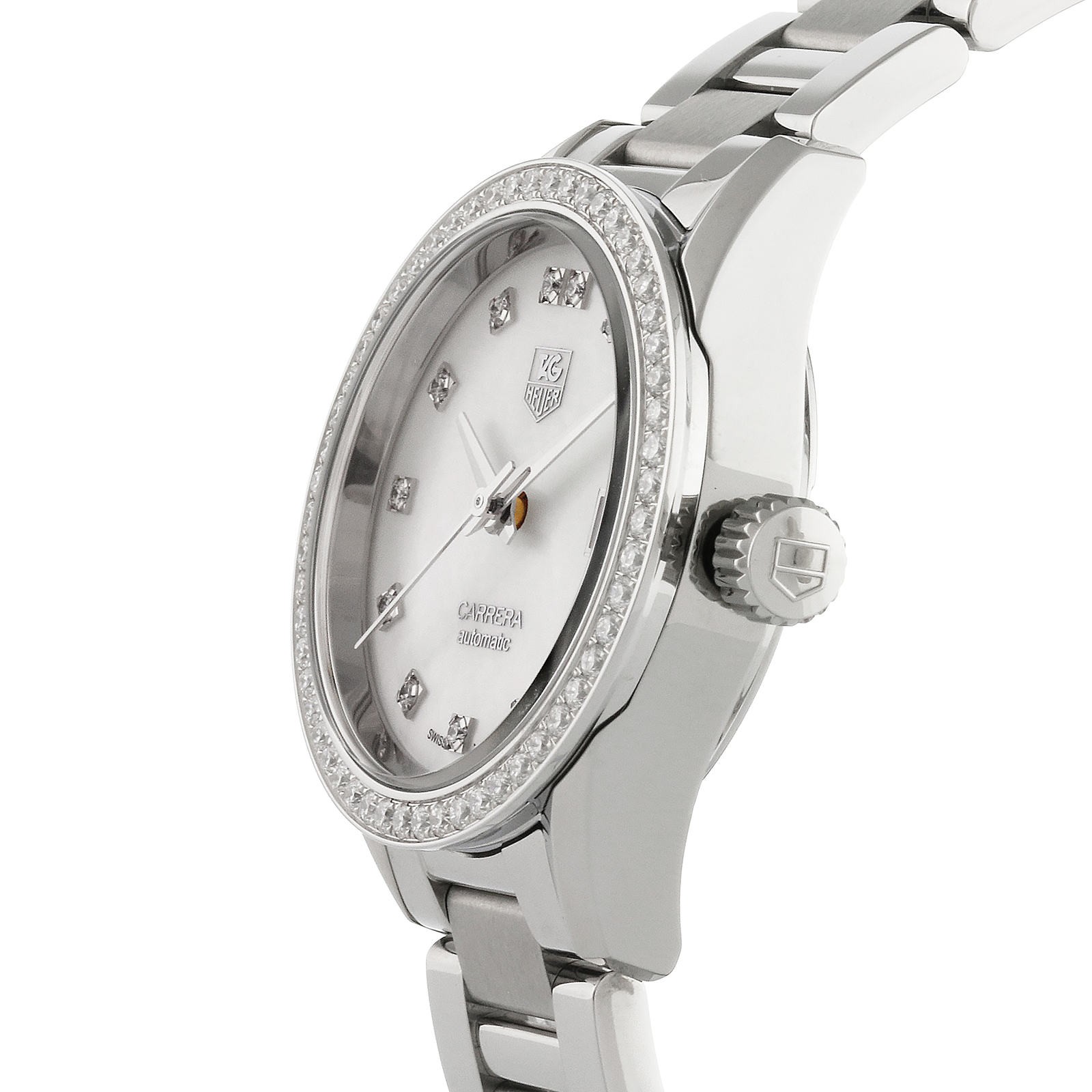 Swiss TAG Heuer Carrera 28mm Ladies Watch WAR2415.BA0776