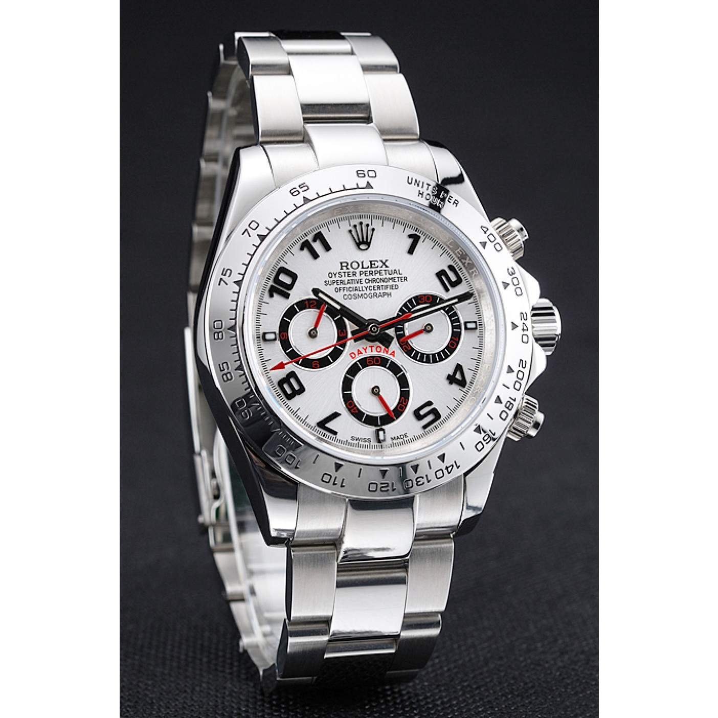 Rolex Cosmograph Daytona Stainless Steel White Dial White Bezel 1454242