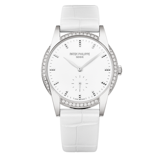 AAA Replica Patek Philippe Calatrava White Gold White Watch 7122 200G-001