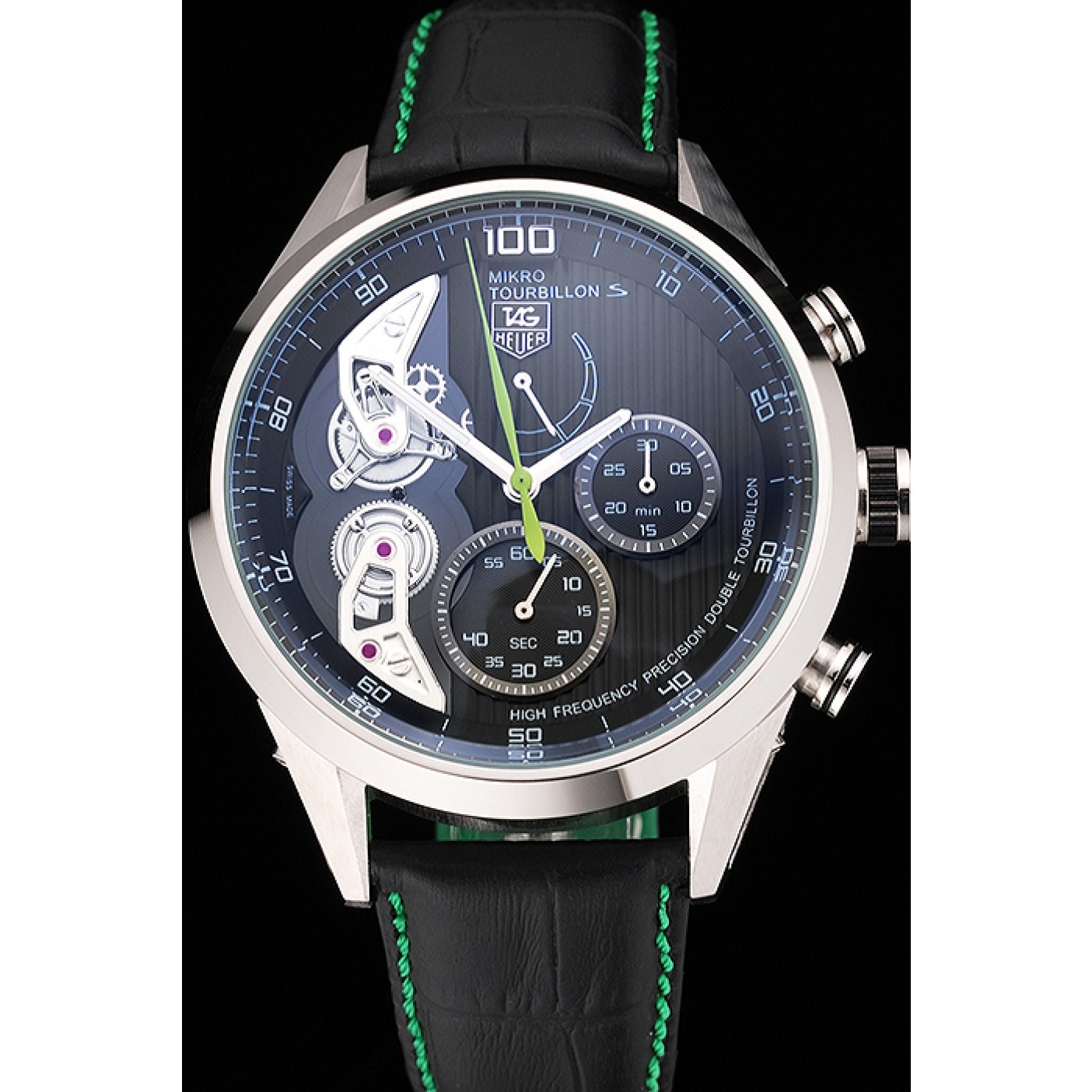 Tag Heuer MikroTourbillon S Black Dial 622069