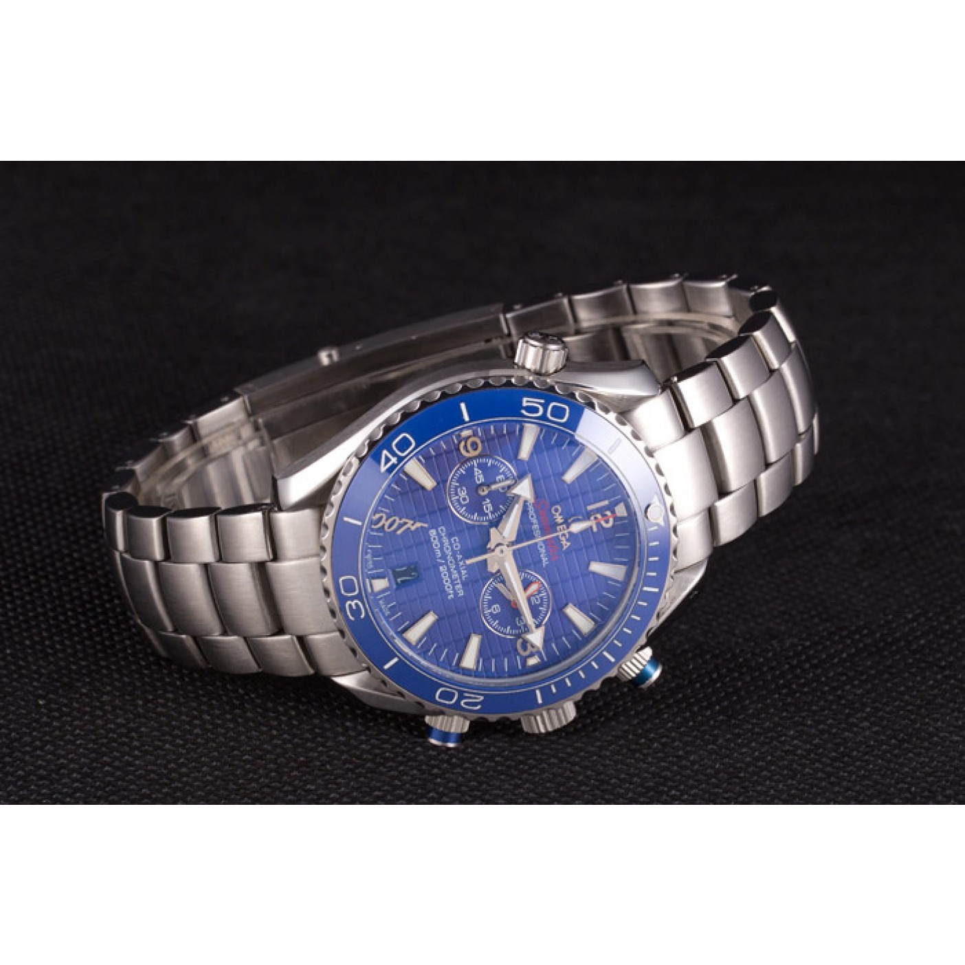 Omega James Bond Skyfall Chronometer Watch with Blue Dial and Blue Bezel om226 621378