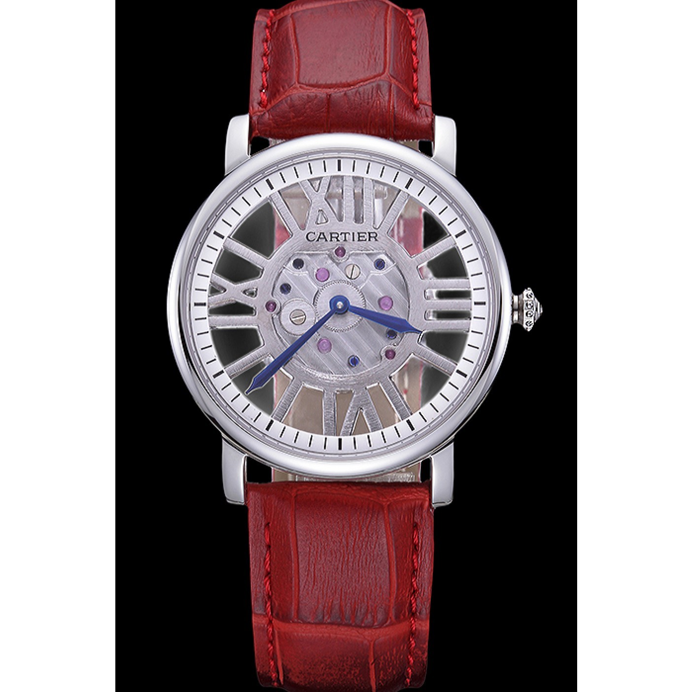 Cartier Rotonde Skeleton Flying Tourbillon Red 621967