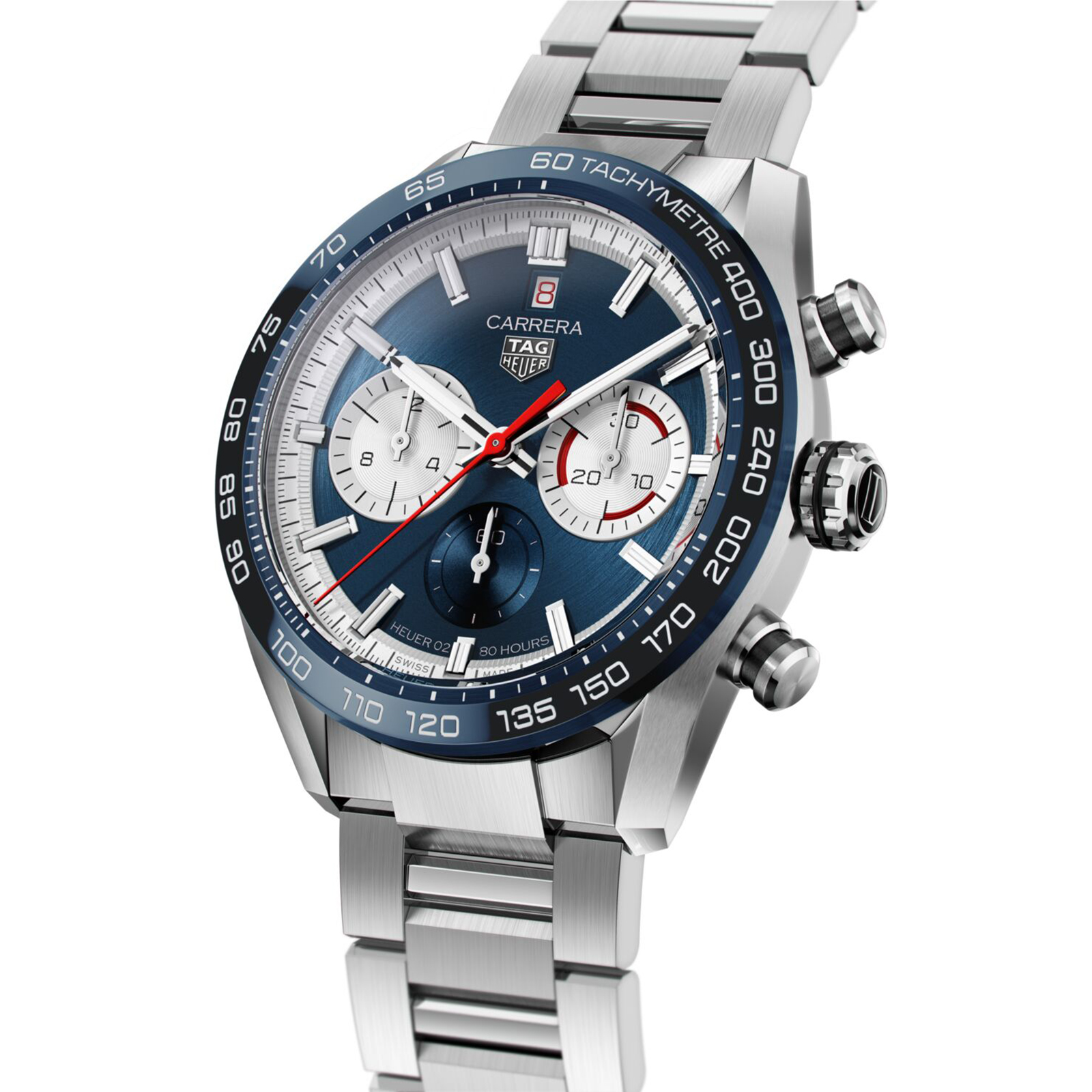 Swiss TAG Heuer 160th Anniversary Limited Edition Carrera 44mm Mens Watch CBN2A1E.BA0643