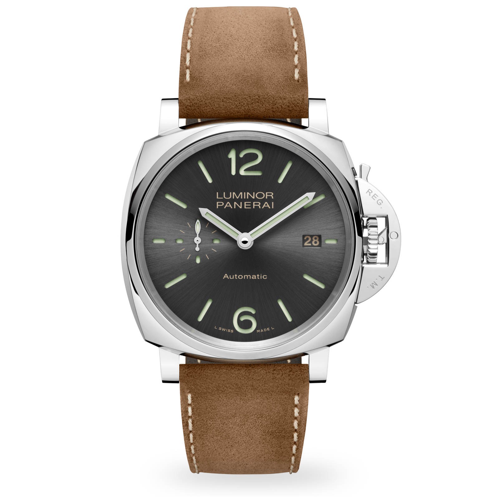 Swiss Panerai Luminor Due 42mm Mens Watch PAM00904