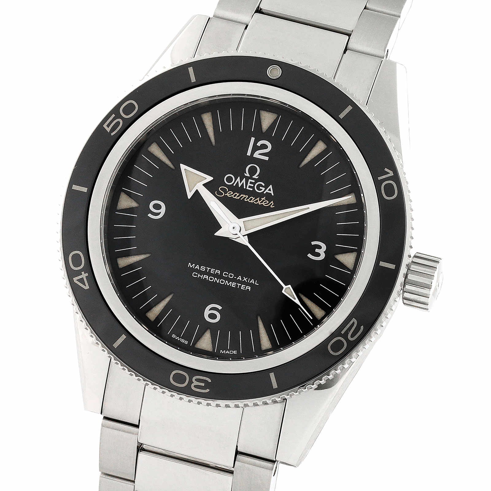 Swiss Omega Seamaster 300m Co-Axial 41mm Mens Watch O23330412101001