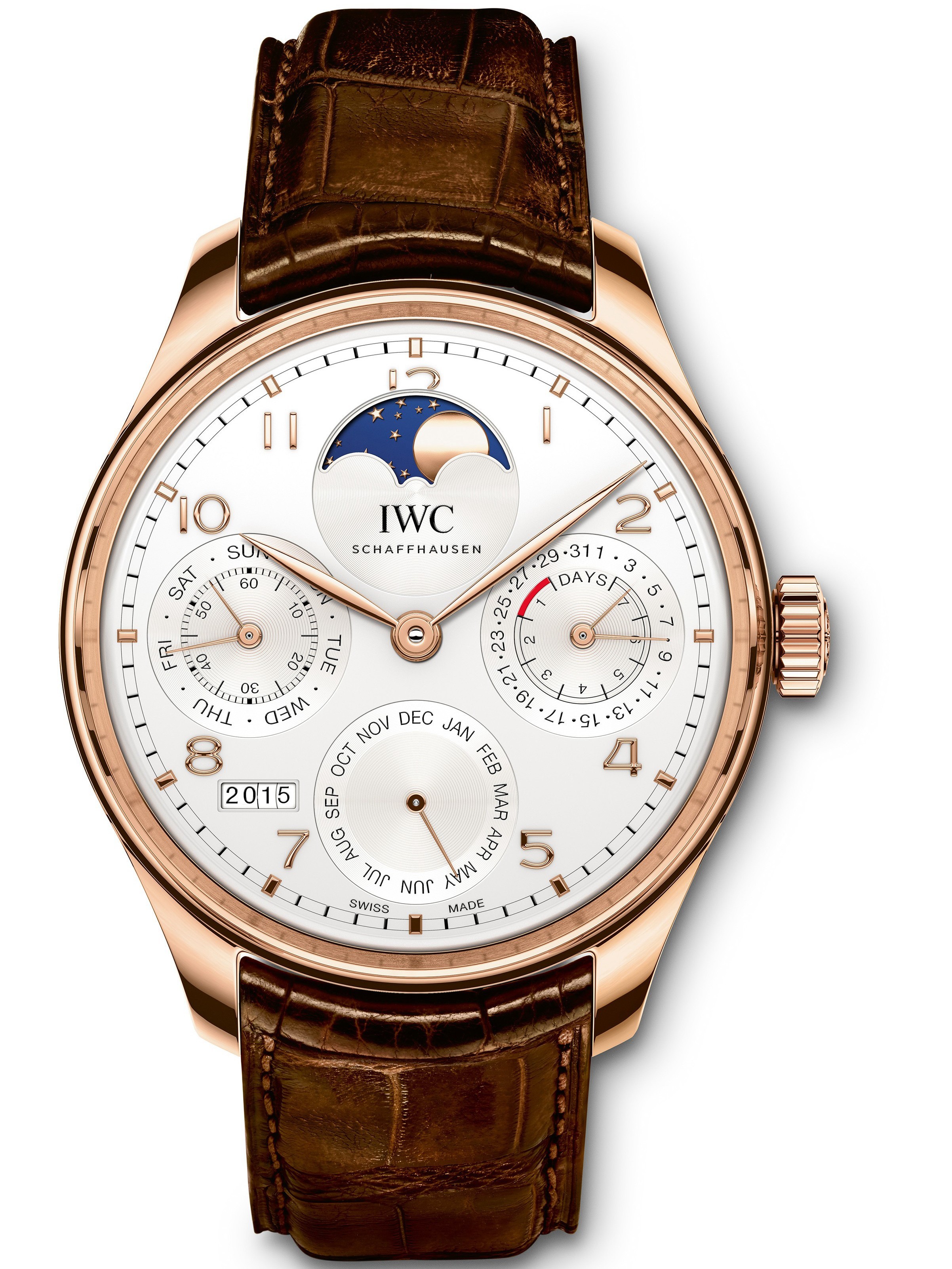 AAA Replica IWC Portugieser Perpetual Calendar Perpetual Single Moonphase Mens Watch IW503302