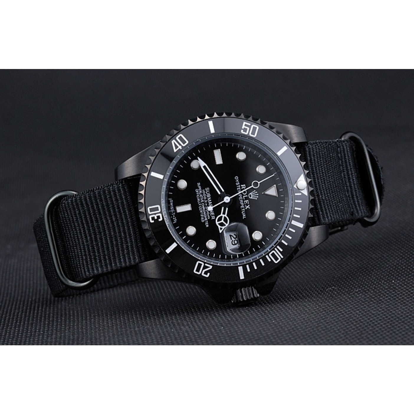 Rolex Submariner Black Nylon Strap 622006