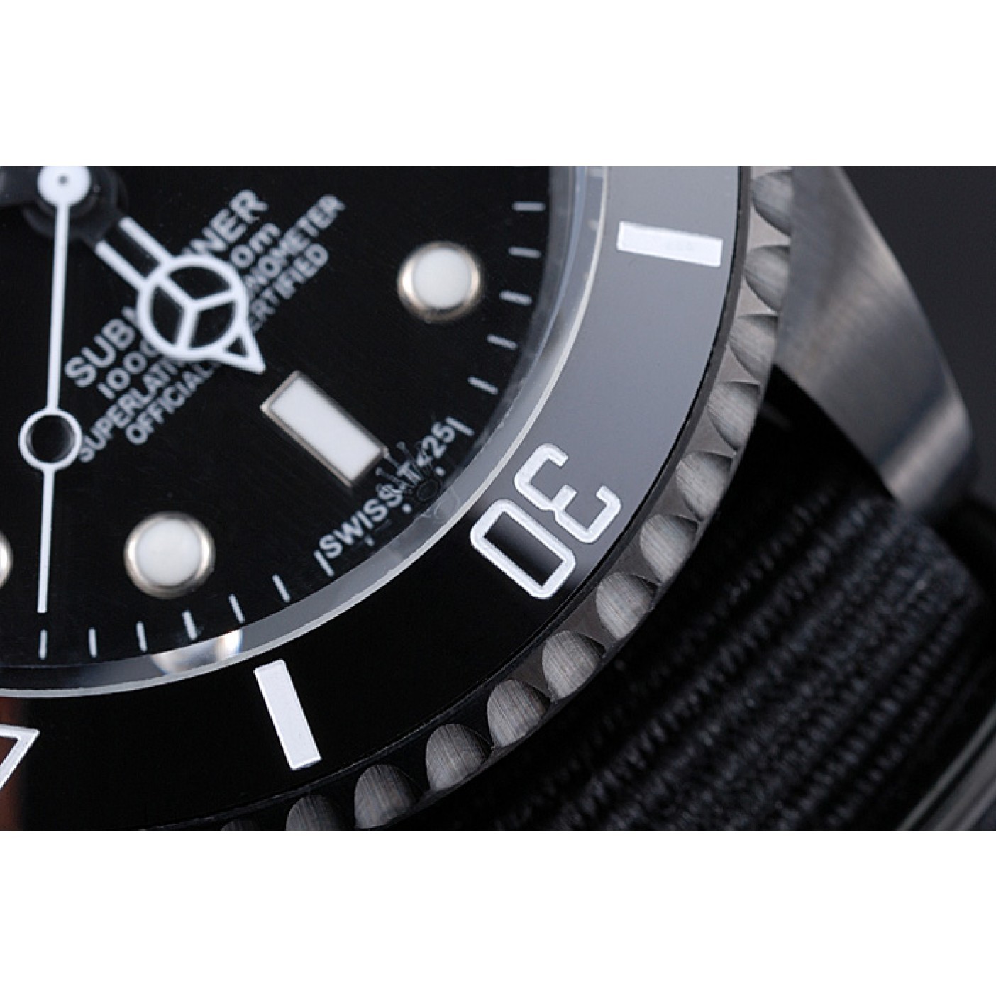 RepTime Watches Rolex Submariner Black Nylon Strap 622006