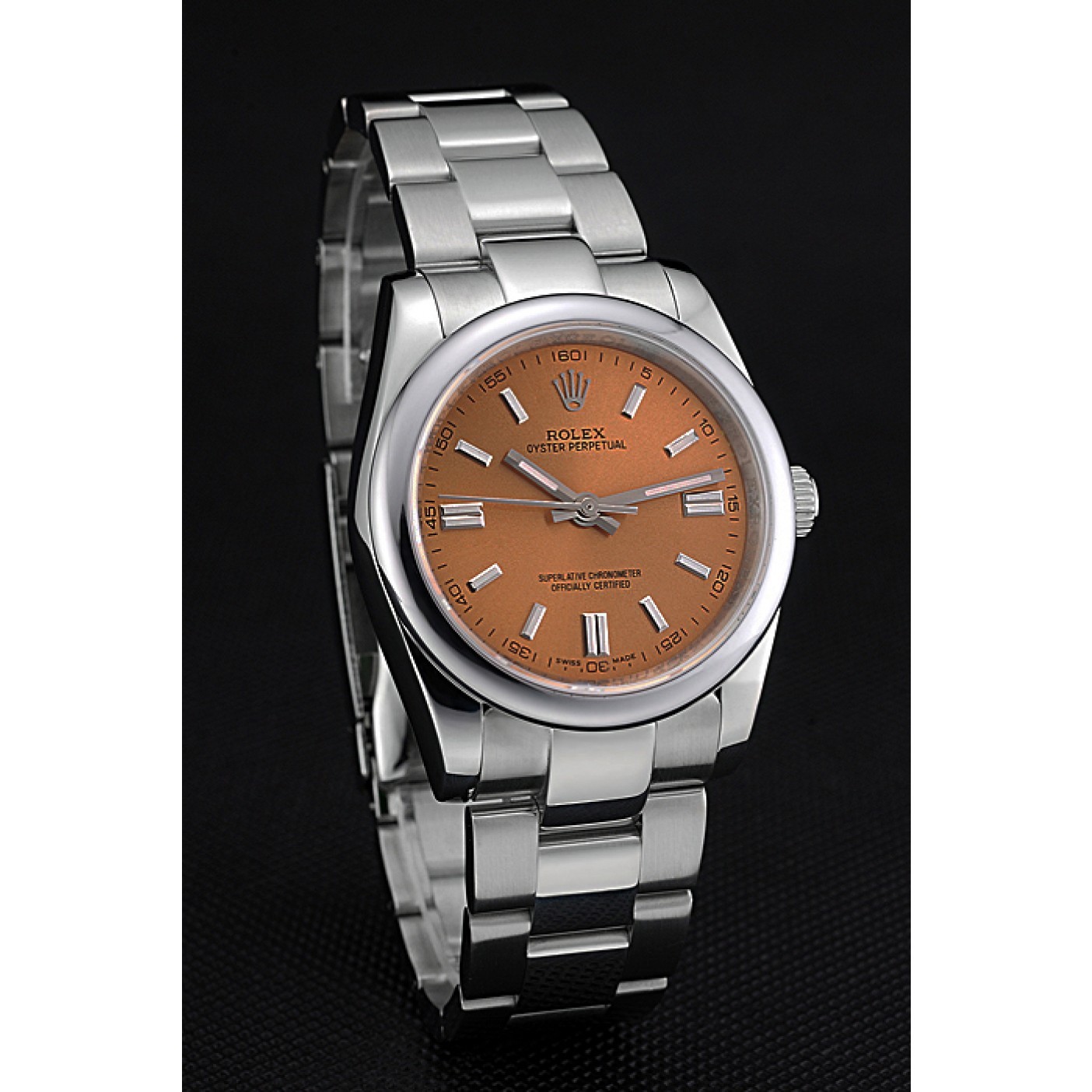 Rolex Oyster Perpetual DateJust Stainless Steel Case Champagne Dial Stainless Steel Bracelet 622639