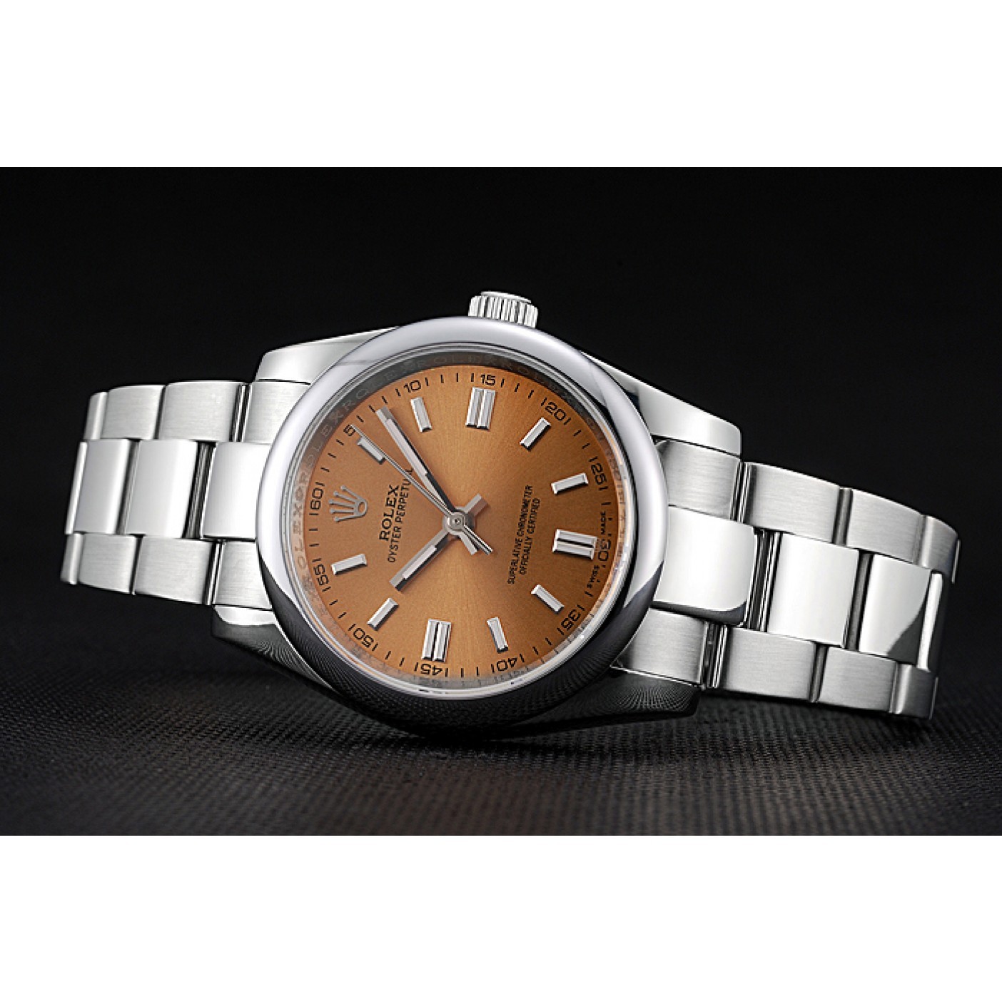 Rolex Oyster Perpetual DateJust Stainless Steel Case Champagne Dial Stainless Steel Bracelet 622639