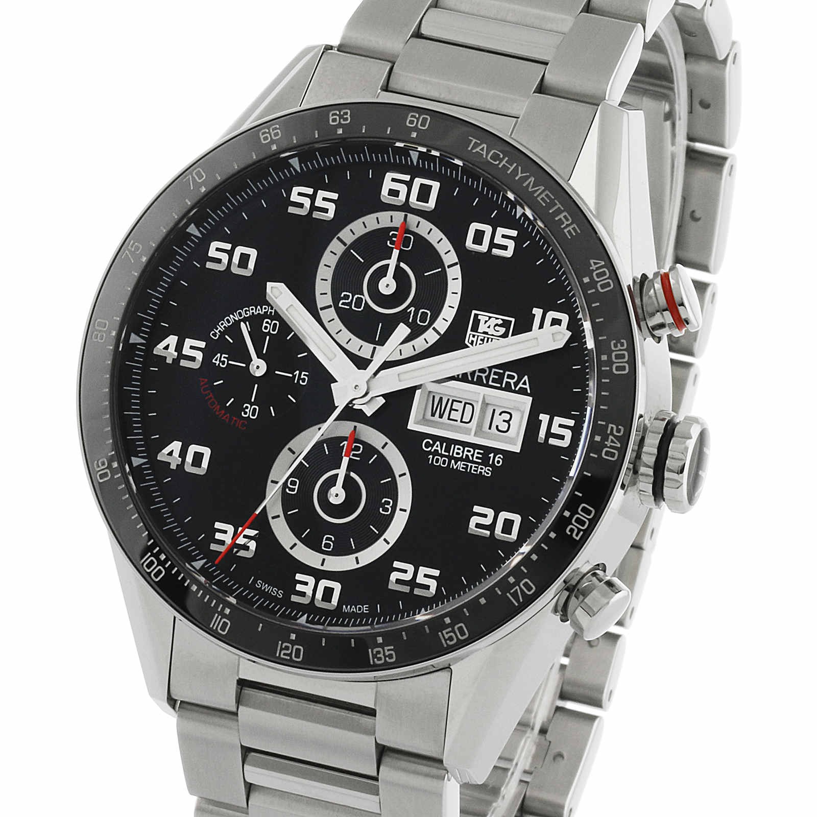 Swiss TAG Heuer Carrera Calibre 16 43mm Mens Watch CV2A1R.BA0799