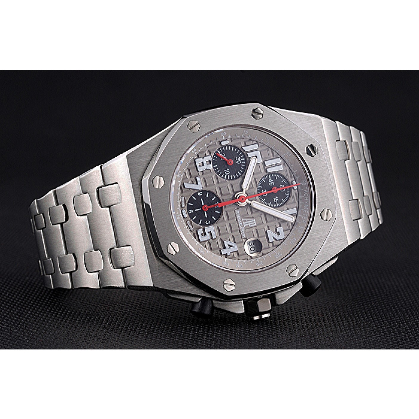 Swiss Audemars Piguet Royal Oak Offshore Grey Dial Stainless Steel Case And Bracelet 622870