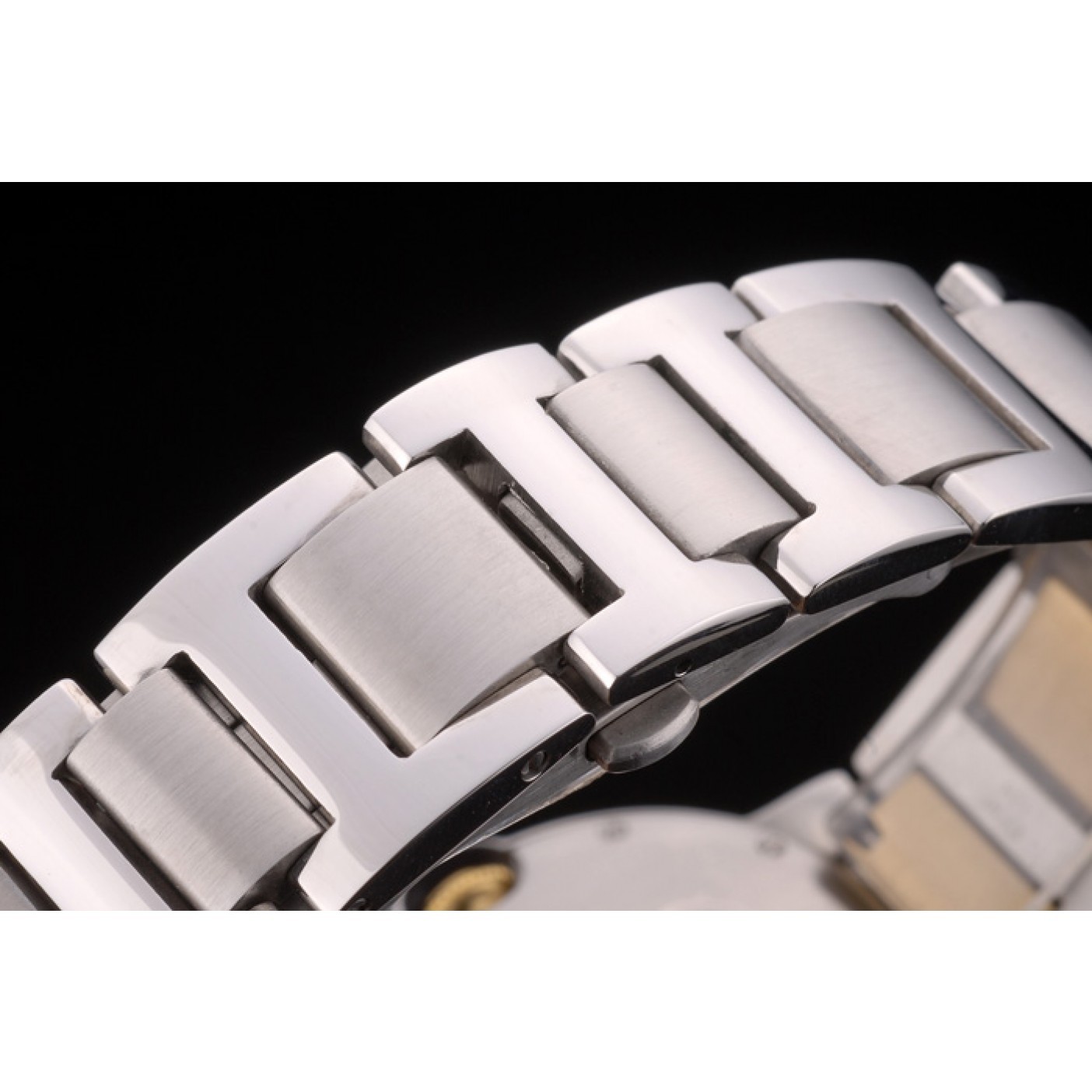 Cartier Ballon Bleu 42mm White Dial Stainless Steel Case Two Tone Gold Bracelet