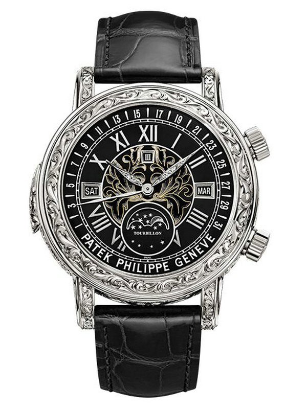 AAA Replica Patek Philippe Grand Complications Sky Moon Tourbillon Watch 6002G-010