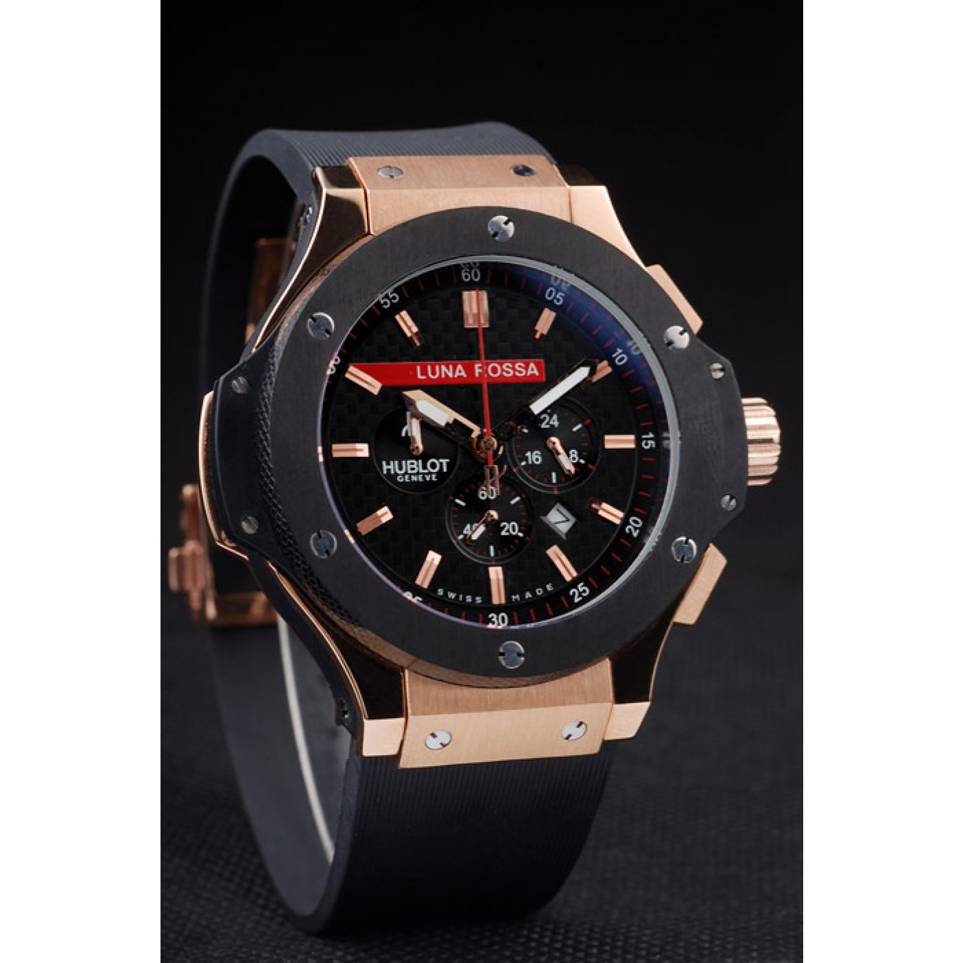 Hublot Limited Edition Luna Rosa Gold Dial Watch