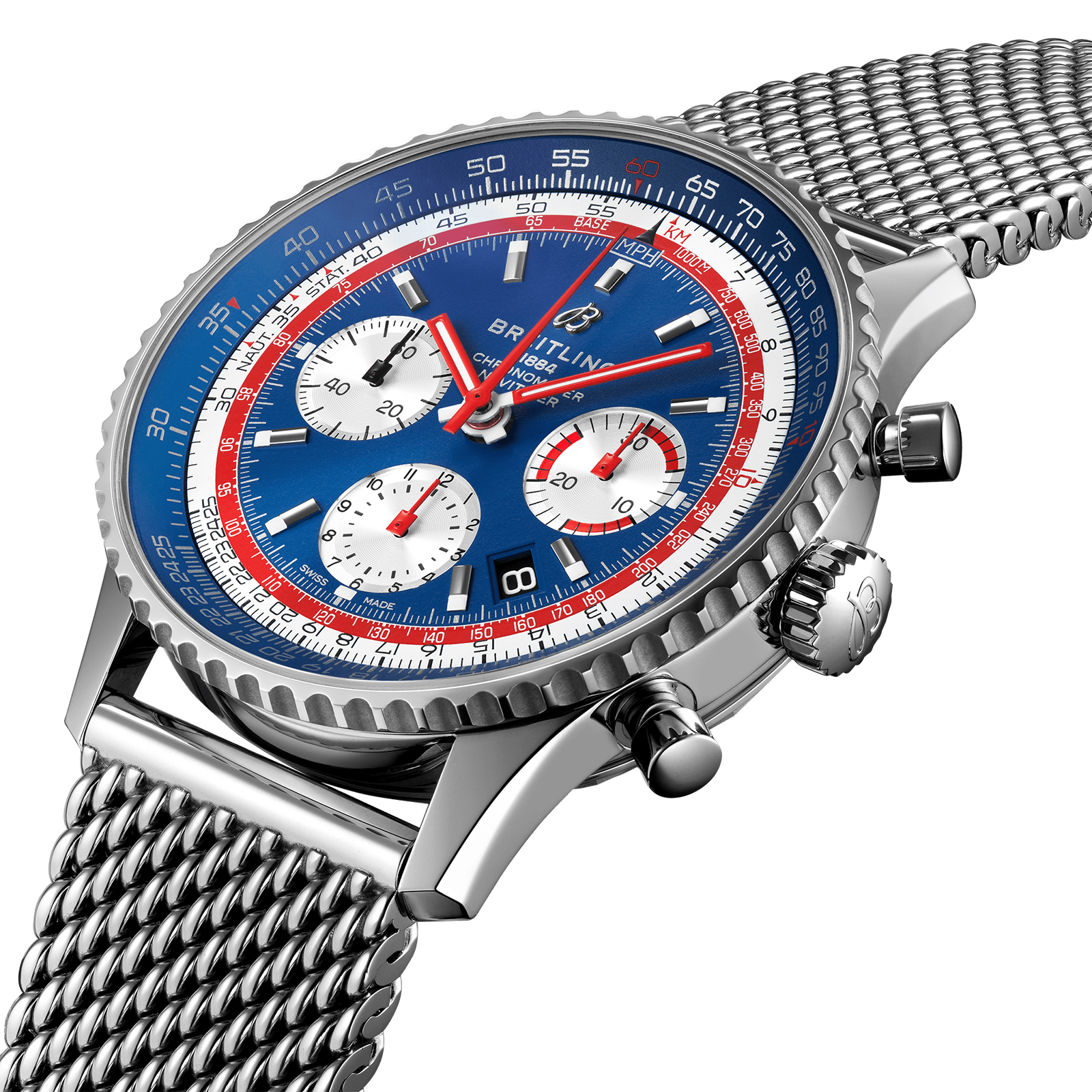 Swiss Breitling Navitimer B01 Chronograph 43 Pan Am AB01212B1C1A1