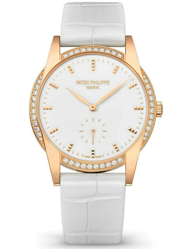 AAA Replica Patek Philippe Calatrava Rose Gold Ladies Watch 7122 200R-001